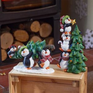 Statuette Pingouins