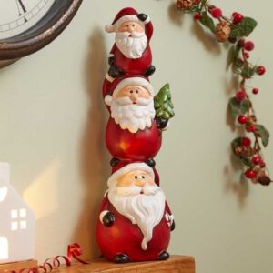 Statuette Pyramide Père Noël